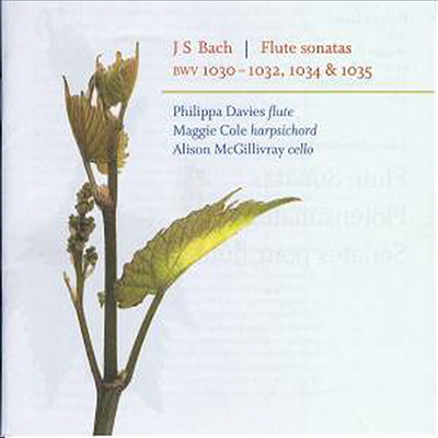 바흐 : 플루트 소나타 (Bach : Flute Sonatas)(CD) - Philippa Davies