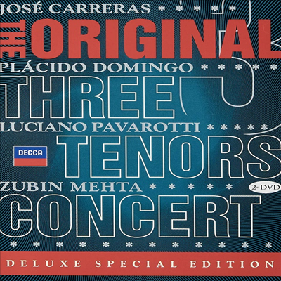 오리지널 3 테너 로마 콘서트 : 디럭스 에디션 (Three Tenors Concert) (2DVD) - Jose Carreras