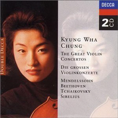 유명 바이올린 협주곡집 (Kyung-Wha Chung Plays Beethoven, Mendelssohn, Tchaikovsky, Sibelius) (2CD) - 정경화 (Kyung-Wha Chung)