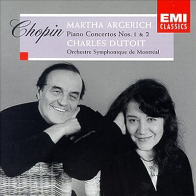 쇼팽: 피아노 협주곡 1, 2번 (Chopin: Piano Concertos No.1 Op.11, No.2 Op.21)(CD) - Martha Argerich