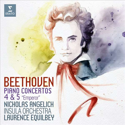 베토벤: 피아노 협주곡 4 & 5번 '황제' (Beethoven: Piano Concertos Nos.4 & 5 'Emperor')(CD) - Nicholas Angelich