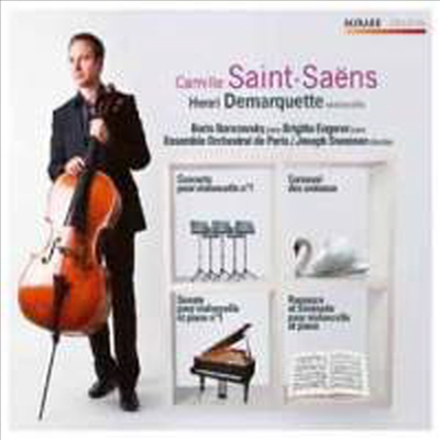 생상스 : 첼로를 위한 협주곡 1번, 첼로 소나타 1번 & 로망스 Op.36 (Saint-Saens : Works for Cello)(CD) (Digipack) - Henri Demarquette