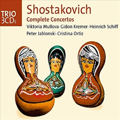 쇼스타코비치 : 협주곡 전집 (Shostakovich : Complete Concertos - Violin Concerto No.1-2, Cello Concerto No.1-2, Piano Concerto) (3CD) - Viktoria Mullova