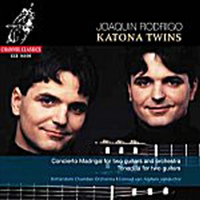 로드리고 : 기타 이중주 작품집 (Rodrigo : Guitar Duo Works)(CD) - Katona Twins