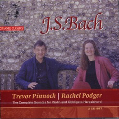 바흐 : 바이올린과 하프시코드를 위한 소나타 전집 (Bach : Complete Violin &amp; Harpsichord Sonata No.1-6 BWV1014-1019) (2CD) - Rachel Podger