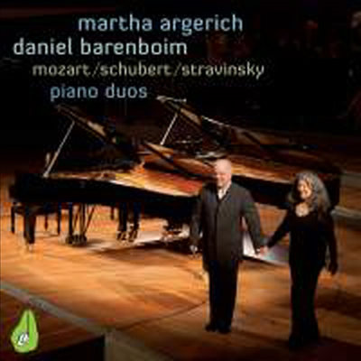 모차르트, 슈베르트 & 스트라빈스키: 두 대의 피아노를 위한 작품집 (Mozart, Schubert & Stravinsky: Works for Two Pianos)(CD) - Martha Argerich