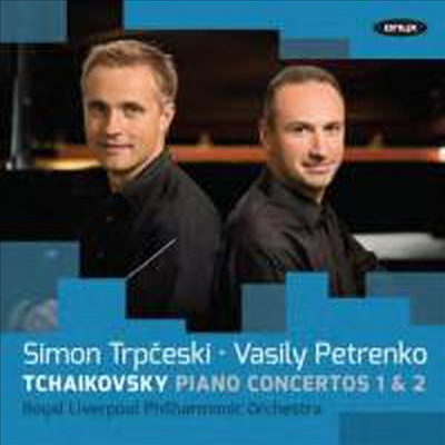 차이코프스키: 피아노 협주곡 1번 & 2번 (Tchaikovsky: Piano Concertos Nos.1 & 2)(CD) - Simon Trpceski