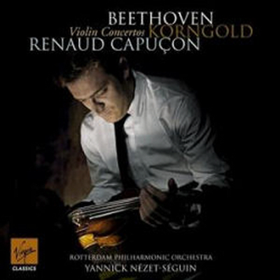 베토벤 &amp; 코른골트 : 바이올린 협주곡 (Beethoven &amp; Korngold : Violin Concertos)(CD) - Renaud Capucon