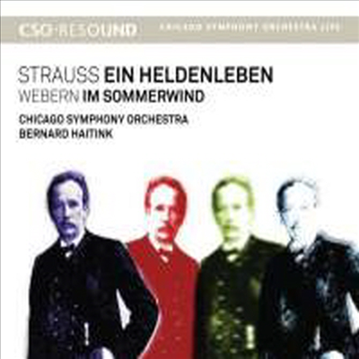 슈트라우스 : 영웅의 생애 Op.40 &amp; 베버른 : 여름 바람 (Bernard Haitink conducts Strauss &amp; Webern)(CD) - Bernard Haitink