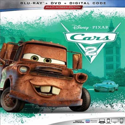 Cars 2 (카 2) (2011) (한글무자막)(Blu-ray + DVD + Digital Code)