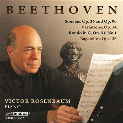 베토벤: 피아노 소나타 12, 27번 &amp; 여섯개의 바가텔 (Beethoven: Piano Sonatas Nos.12, 27 &amp; Beethoven: 6 Bagatelles)(CD) - Victor Rosenbaum