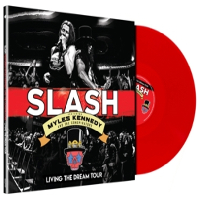 Slash/Myles Kennedy &amp; The Conspirators - Living The Dream Tour (Ltd. Ed)(180G)(Red Vinyl)(3LP Set)