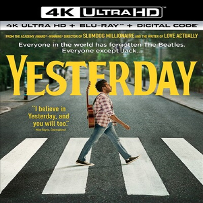 Yesterday (예스터데이) (4K Ultra HD+Blu-ray)(한글무자막)