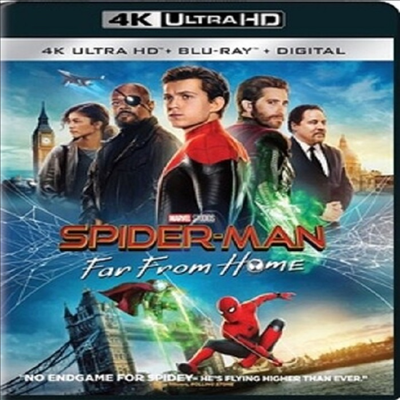 Spider-Man: Far From Home (스파이더맨: 파 프롬 홈) (4K Ultra HD+Blu-ray)(한국어 자막지원)