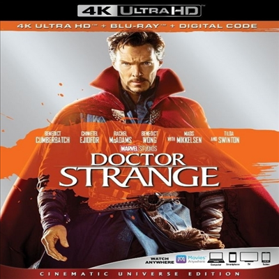 Doctor Strange (닥터 스트레인지) (2016) (한글무자막)(4K Ultra HD + Blu-ray + Digital Code)