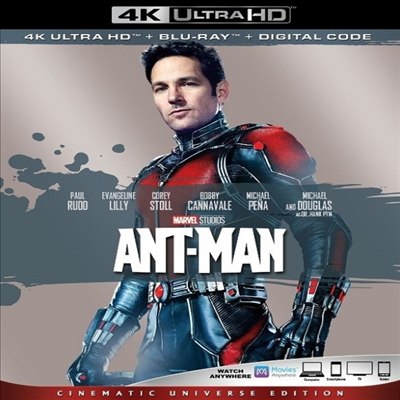 Ant-Man (앤트맨) (2015) (한글무자막)(4K Ultra HD + Blu-ray + Digital Code)