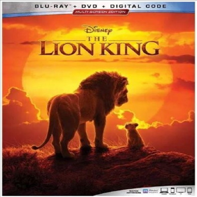 Lion King (2019) (라이온 킹)(한글무자막)(Blu-ray+DVD)