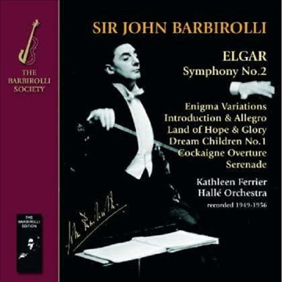 엘가: 교향곡 2번, 에니그마 변주곡 &amp; 현을 위한 세레나데 (Elgar: Symphony No.2, Enigma Variations &amp; Serenade for Strings) (2CD) - John Barbirolli