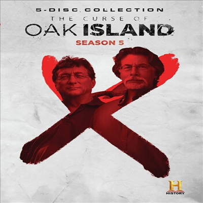 Curse Of Oak Island: Season 5 (오크섬의 저주)(지역코드1)(한글무자막)(DVD)(DVD-R)