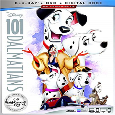 101 Dalmatians Signature Collection (101 달마시안 시그니처 컬렉션)(한글무자막)(Blu-ray+DVD)