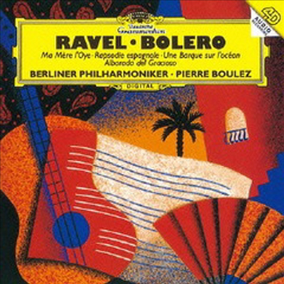 라벨: 관현악 작품집 (Ravel: Bolero, Ma Mere L' oye, Rapsodie Espagnole) (SHM-CD)(일본반) - Pierre Boulez