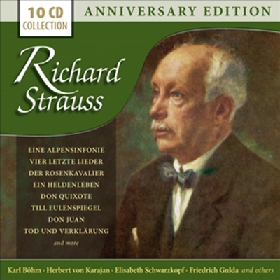 리하르트 슈트라우스의 작품세계 (Richard Strauss - Anniversary Edition) (10CD Boxset) - Herbert von Karajan