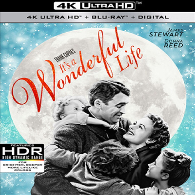 It&#39;s A Wonderful Life (멋진 인생) (4K Ultra HD+Blu-ray)(한글무자막)