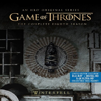 Game Of Thrones: Season 8 (왕좌의 게임 시즌8) (4K Ultra HD+Blu-ray)(한글무자막)