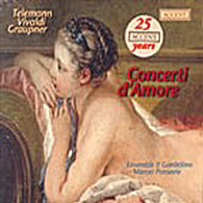 사랑의 협주곡 - 텔레만, 비발디 & 그라우프너 : 다모레 악기에 의한 협주곡 (Telemann, Vivaldi, Ponseele : Concerti D'Amore)(CD) - Ensemble Ii Gardellino
