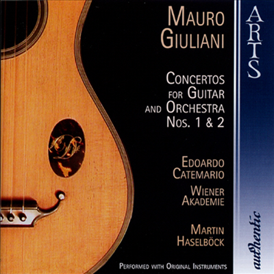 줄리아니 기타로 연주하는 줄리아니 협주곡 (Giuliani : Guitar Concertos Nos.1 & 2) (SACD Hybrid) - Edoardo Catemario