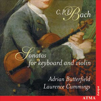 C.P.E. 바흐 : 건반악기와 바이올린을 위한 소나타 (C.P.E. Bach : Sonatas for Keyboard and Violin)(CD) - Adrian Butterfield