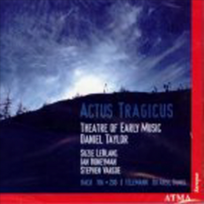 바흐 & 텔레만 : 장송 칸타타 (Bach & Telemann : Cantata - Actus Tragicus)(CD) - Daniel Taylor