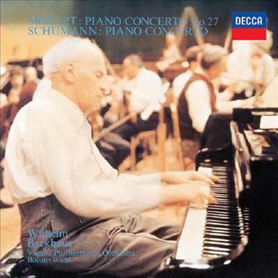 모차르트, 슈만 : 피아노 협주곡 제27번, 피아노 협주곡 (Mozart, Schumann : Piano Concerto No.27 K.595, Piano Concerto Op.54) (SHM-CD)(일본반) - Wilhelm Backhaus