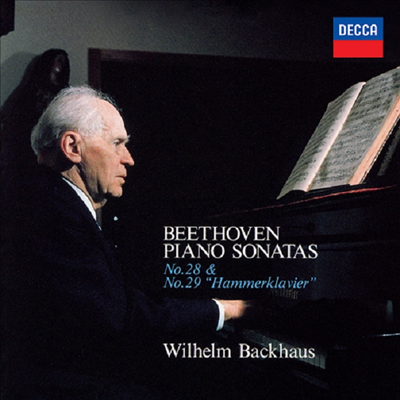 베토벤 : 피아노 소나타 28, 29번 (Beethoven : Piano Sonata No.28, No.29 'Hammerklavier') (SHM-CD)(일본반) - Wilhelm Backhaus