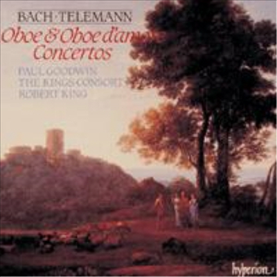 바흐 &amp; 텔레만 : 오보에 협주곡 (Bach &amp;Telemann : Oboe &amp; Oboe d&#39;amore Concertos)(CD) - Paul Goodwin