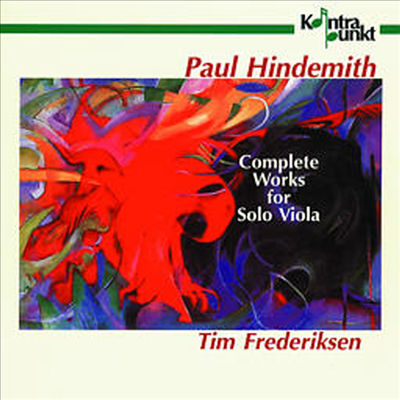 힌데미트: 비올라 독주 작품집 (CD) - Tim Frederiksen