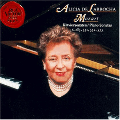 모차르트 : 피아노 소나타 (Mozart : Piano Sonata K.283, 331, 332, 333)(CD) - Alicia de Larrocha