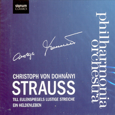 R.슈트라우스 : 틸 오일렌슈피겔의 유쾌한 장난 &amp; 영웅의 생애 (Richard Strauss : Till Eulenspiegels lustige Streiche)(CD) - Christoph von Dohnanyi