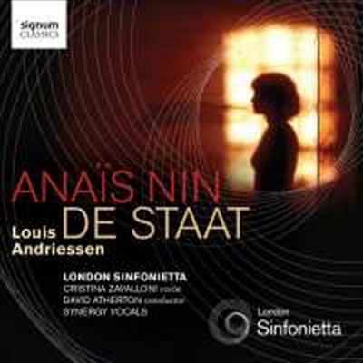 루이스 안드리센 : 아네즈 닌, 국가 (Andriessen : Anais Nin & De Staat)(CD) - David Atherton