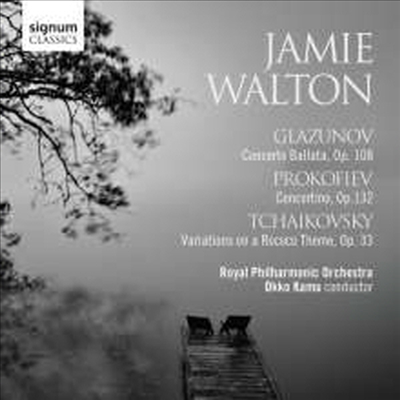 프로코피에프: 첼로 협주곡 &amp; 차이코프스키: 로코코 변주곡 (Prokofiev: Cello Concertino In G Minor, Op. 132 &amp; Tchaikovsky: Variations On A Rococo Theme, Op. 33)(CD) - Jamie Walton