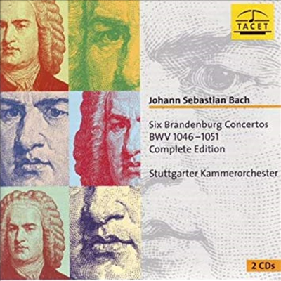 바흐 : 브란덴부르크 협주곡 전곡집 (Bach : Brandenburg Concertos BWV1046-1051) (2CD) - Stuttgarter Chamberorchestra