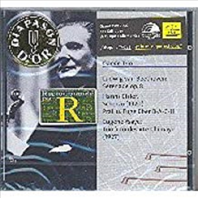 베토벤 : 세레나데, 이자이 : 현악 삼중주, 아이슬러 : 현악 삼중주를 위한 스케르초, 전주곡과 푸가 (Beethoven : Serenade Op,8, Eisler : Scherzo, Prelude & Fugue B-A-C-H, Ysaye : String Trio)(CD) - Gaede T