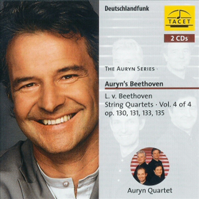 베토벤 : 현악 사중주 4집 (Beethoven : String Quartets Opp.130, 131, 133, 135) (2CD) - Auryn Quartet