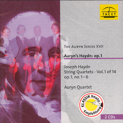 아우린 사중주단 17집 - 하이든 : 현악 사중주 Op.1 전곡 (2 for 1) - Auryn Quartet