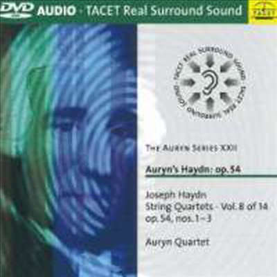 아우린-하이든 8집 - 하이든 : 현악 사중주 Op.54 전곡 &#39;토스트 사중주&#39; (Haydn : String Quartets Volume 8, The Auryn Series XXII) (DVD-Audio) - Auryn Quartet