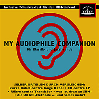 즐겨듣는 오디오 파일 1집 (My Audiophile Companion, Vol.1)(CD) - 여러 연주가