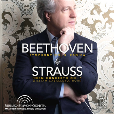 베토벤: 교향곡 3번 '영웅' R.슈트라우스: 호른 협주곡 1번 (Beethoven: Symphony No.3 'Eroica' & R.Strauss: Horn Concerto No.1) (SACD Hybrid) - Manfred Honeck