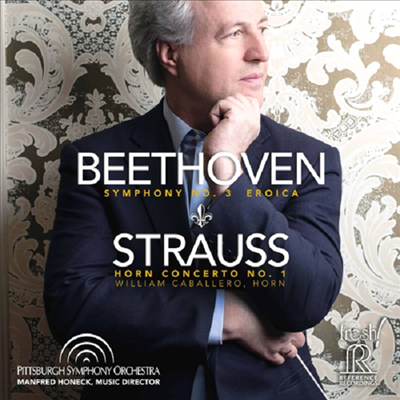 베토벤: 교향곡 3번 &#39;영웅&#39; R.슈트라우스: 호른 협주곡 1번 (Beethoven: Symphony No.3 &#39;Eroica&#39; &amp; R.Strauss: Horn Concerto No.1) (SACD Hybrid) - Manfred Honeck