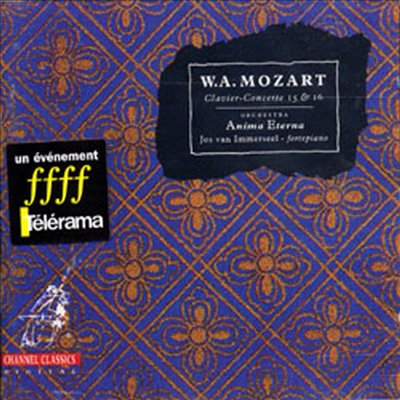 모차르트 : 피아노 협주곡 15, 16번 (Mozart : Piano Concertos No.15 K.450, No.16 K.451)(CD) - Jos Van Immerseel