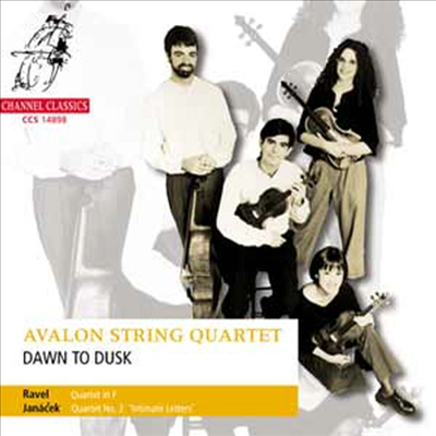 새벽에서 황혼까지 - 라벨 : 야나첵 : 현악 사중주 (Dawn To Dusk - Ravel, Janacek : String Quartets)(CD) - Avalon String Quartet